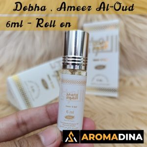 Parfum Dobha Ameer Al-Oud 6ml Perfume Original Parfum Sholat Non Alkohol Khas Arab