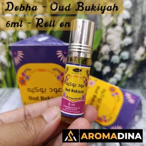 Parfum Dobha Oud Bukiyah Roll on 6ml Parfum Khas Arab Dobha Perfume Non Alkohol Parfum Sholat